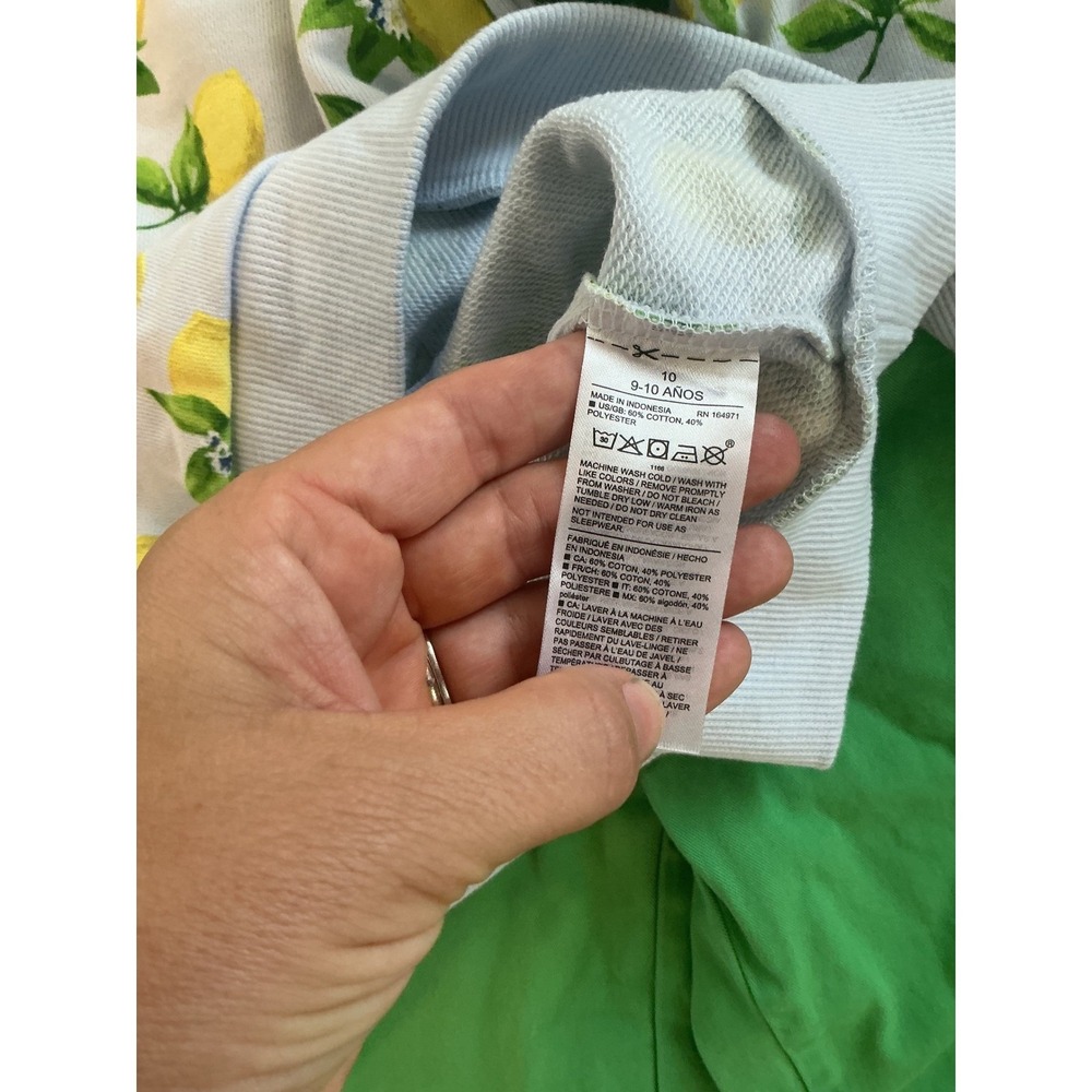 Janie & Jack Crewcuts Girls Clothing Lot Lemon Sweatshirt Chino Pants Preppy 10 - Picture 5 of 9